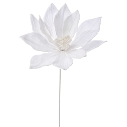 Λουλούδι - Κλαδί Αλεξανδρινό 72553 Φ22x55cm White