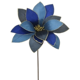 Λουλούδι - Κλαδί Αλεξανδρινό 75483 Φ27x55cm Denim-Blue