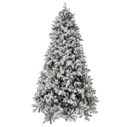 Χριστουγεννιάτικο Δέντρο Flocked Sugar Pine 78098 210cm (2740tips) White-Green
