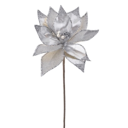 Λουλούδι - Κλαδί Αλεξανδρινό 79215 Φ25x55cm Silver-Gold