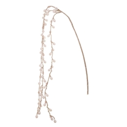 Κλαδί Κρεμαστό Με Πέρλες 86212 95cm White