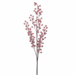 Χριστουγεννιάτικο Κλαδί Berry 86450 88cm Pink