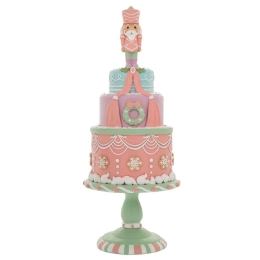 Χριστουγεννιάτικη Διακοσμητική Φιγούρα Cake Gingerbread 87222 17x17x41cm Multi