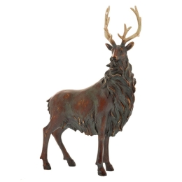 Διακοσμητικός Τάρανδος 87261 28x13,5x47,5cm Brown-Gold