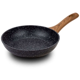 Τηγάνι Αντικολλητικό Nature 10-144-100 20cm Black-Brown Nava 20cm Αλουμίνιο