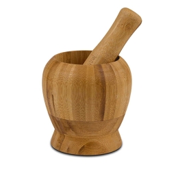 Γουδί Με Γουδοχέρι Terrestrial (Σετ 2Τμχ) 10-107-026 10,5cm Natural Nava Ξύλο