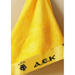 Πετσέτα Α.Ε.Κ. 1924 Yellow Palamaiki Σώματος 70x140cm 100% Βαμβάκι
