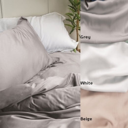 Σεντόνια Natural (Σετ 4τμχ) White Palamaiki Υπέρδιπλο 250x270cm Bamboo