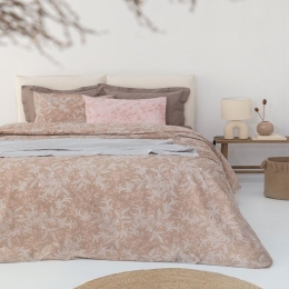 Σεντόνια FL6230 (Σετ 3τμχ) Beige Palamaiki Μονό 170x260cm 100% Βαμβάκι