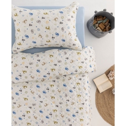 Κουβερλί Παιδικό MCR357 Multi Palamaiki Ημίδιπλο 160x220cm Microfiber-Polyester