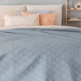 Κουβερλί Pitha Grey Palamaiki Ημίδιπλο 160x240cm Microfiber
