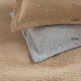 Κουβέρτα Alina Grey Palamaiki Μονό 170x260cm Βαμβάκι-Πολυέστερ