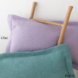 Κουβέρτα Adel Lilac Palamaiki Υπέρδιπλo 230x260cm Βαμβάκι-Πολυέστερ
