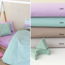 Σεντόνια Βρεφικά Etoile/2 (Σετ 2τμχ) Lilac Palamaiki Λίκνου 100% Βαμβάκι