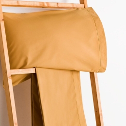 Σεντόνι Με Λάστιχο Σύνθεση-512 Mustard Vesta Home King Size 180x230cm 100% Βαμβακερό Περκάλι