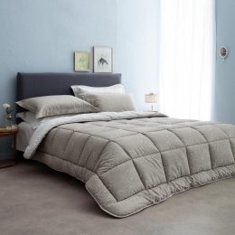 Πάπλωμα Firenze-2 Beige Vesta Home Υπέρδιπλο 220x230cm 100% Silicon Ballfiber