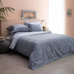 Κουβερλί Firenze-1 Blue Vesta Home Υπέρδιπλο 230x270cm 100% Βαμβακοσατέν