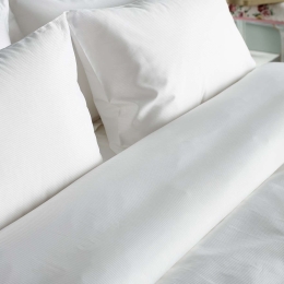 Παπλωματοθήκη Πέρσα White Vesta Home Διπλό 230x240cm 100% Βαμβακοσατέν