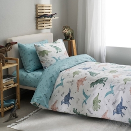 Σεντόνια Παιδικά Rex Με Λάστιχο (Σετ 3τμχ) Multi Vesta Home Μονό 170x260cm 100% Βαμβάκι