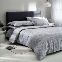 Σεντόνια Torino-1 (Σετ 4τμχ) Grey Vesta Home Υπέρδιπλo 240x270cm 100% Cotton Satin