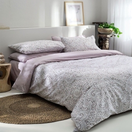 Κουβερλί Batic-2 Pink Vesta Home Υπέρδιπλο 230X270cm 100% Βαμβάκι