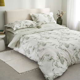 Σεντόνια Victoria-2 (Σετ 4τμχ) Mint Vesta Home King Size 280X270cm 100% Βαμβακοσατέν