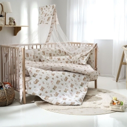 Πάπλωμα Βρεφικό Berry Beige-Pink Vesta Home 110x150cm 100% Βαμβάκι