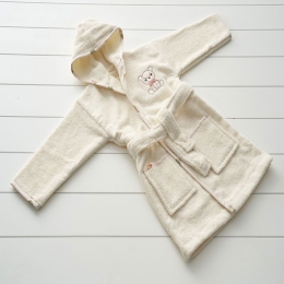 Μπουρνούζι Βρεφικό Berry Beige-Pink Vesta Home