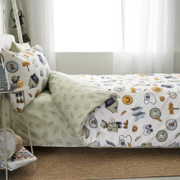Σεντόνια Παιδικά Tommy (Σετ 3τμχ) Multi Vesta Home Μονό 170x260cm 100% Βαμβάκι