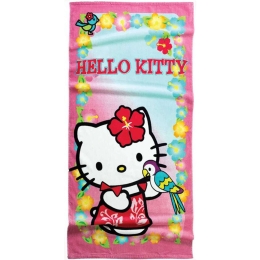 Πετσέτα Θαλάσσης Παιδική Hello Kitty 22 Pink-Ciel Nima Θαλάσσης 75x150cm 100% Βαμβάκι