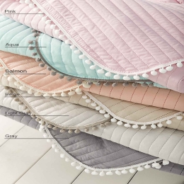 Κουβερλί Σετ 3τμχ. Finesse Salmon Nima Υπέρδιπλo 220x240cm Microfiber