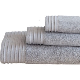 Πετσέτα Feel Fresh - Light Gray Nima Σώματος 90x145cm 100% Βαμβάκι