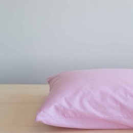 Σεντόνι Με Λάστιχο Unicolors - Light Pink Nima Μονό 100x200cm 100% Βαμβάκι