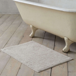 Πατάκι Μπάνιου Homey - Beige Nima 70Χ110 70x110cm Βαμβάκι-Πολυέστερ