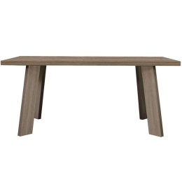 Τραπέζι City 02-0303 180x90x75cm Dark Sonoma Μελαμίνη