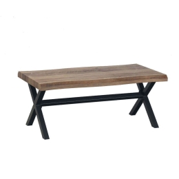 Τραπέζι Σαλονιού Brick 04-0564 110x60x45cm Brown-Black