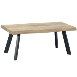 Τραπέζι Σαλονιού Brick-Urban 04-0594 110x60x45cm Natural-Black