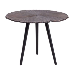 Τραπέζι 40 Side Leaf 04-0613 40x40x32cm Copper-Black