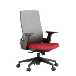 Kαρέκλα Γραφείου Bold 25-0604 60x63x96-108cm Grey-Red