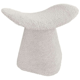 Σκαμπό Wale 16-0616 51x33x49cm Cream