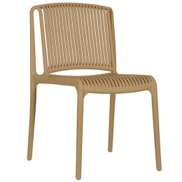 Καρέκλα Polly 27-0115 56x51x82cm Caramel