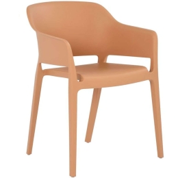 Πολυθρόνα Arco 27-0127 55,5x54,5x77,5cm Caramel