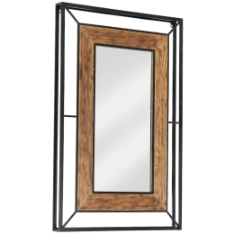 Καθρέπτης Mistras 11-0548 80x120cm Natural-Black