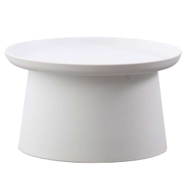 Τραπέζι Σαλονιού Tech 27-0180 Φ70x36cm White