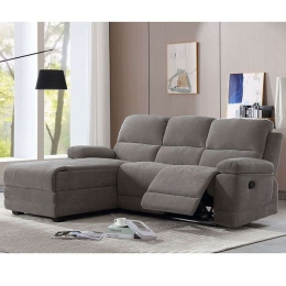 Καναπές Γωνιακός Relax (Αριστερή Γωνία) 01-3319 212x156x96cm Grey