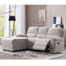 Καναπές Γωνιακός Relax (Αριστερή Γωνία) 01-3321 212x156x96cm Beige