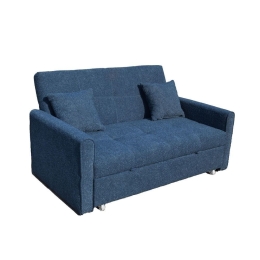 Καναπές - Κρεβάτι Dual 01-3323 Διθέσιος 153x89x85 Blue