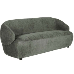 Καναπές Τριθέσιος Μπουκλέ Boomerang 01-3360 193x80x72cm Olive