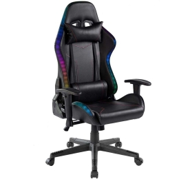 Καρέκλα Γραφείου Gaming Με Led Maximus 25-0706 51x74x122/135cm Black