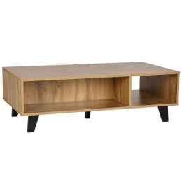 Τραπέζι Σαλονιού Arabica 04-0990 110x60x35cm Sonoma-Black